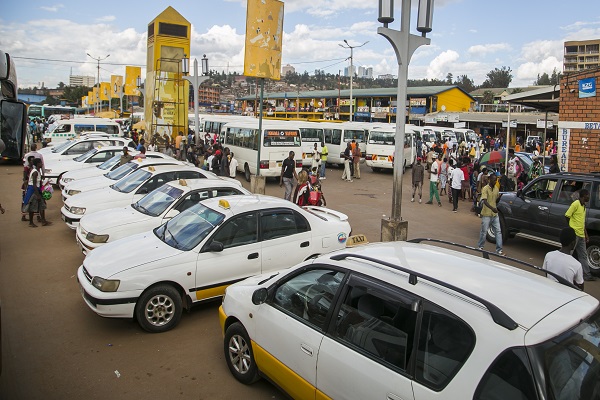 Getting around Rwanda by a Taxi